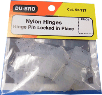 Du-Bro Reg Hinges (pkg 15)
