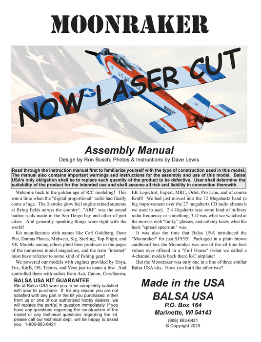 Moonraker Digital Manual