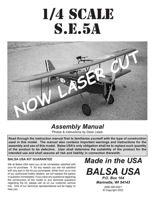 1/4 Scale S.E.5.A Digital Manual