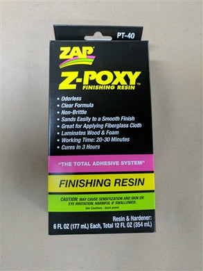 Zap Z-Poxy Finishing Resin (12oz Set)