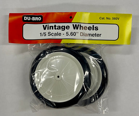 1/5 Scale Du-Bro Vintage Wheels (5.6