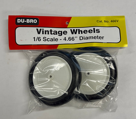 1/6 Scale Du-Bro Vintage Wheels (4.66