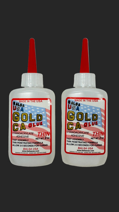 Balsa USA Gold Thin CA 2oz (2PK)