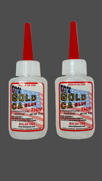 Balsa USA Gold Thin CA 1oz  (2PK)