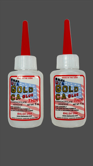 Balsa USA Gold Thin CA 1oz  (2PK)