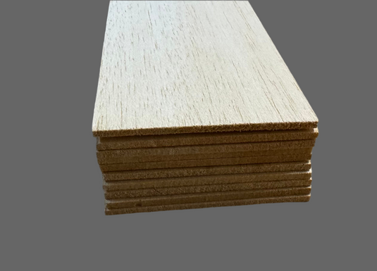 1/8" x 3" x 36" Balsa Sheet Bundle