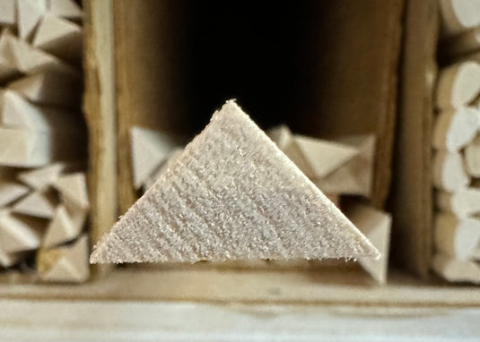 3/4 x 3/4 x 36 Basswood Triangle