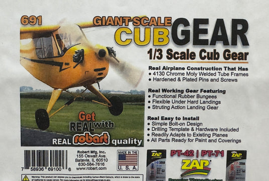 1/3 Scale Robart Landing Gear without Kit Purchase