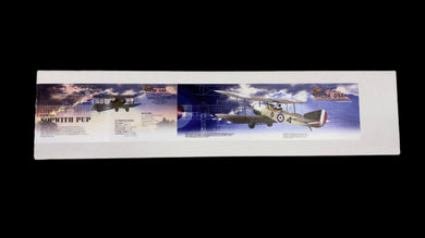 1/4 Scale Sopwith Pup Kit Package,   (1)  set 1/4 Du-Bro Vintage Wheels,  (1)  1/4 Vickers Gun Kit, (1) set Decals, (1)  1/4 Aluminum Cowl, (1) Fiberglass Dummy Rotary Engine ( 7-3/4