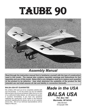 Taube 90 Instruction Manual