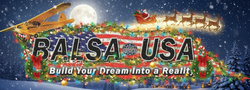 Christmas Balsa USA Logo - Enhanced Holiday Theme
