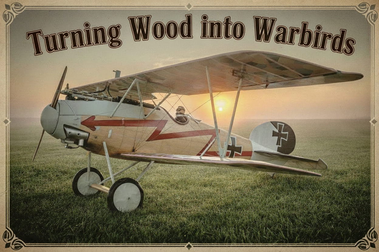 Turning Wood into Warbirds