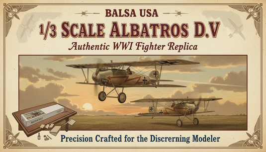 Vintage 1/3 Scale Albatros Advertisement