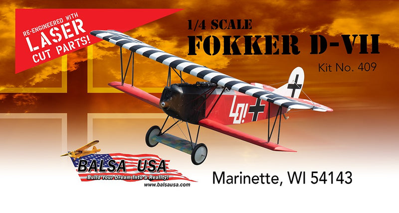 Load image into Gallery viewer, 1/4 Scale Fokker D7
