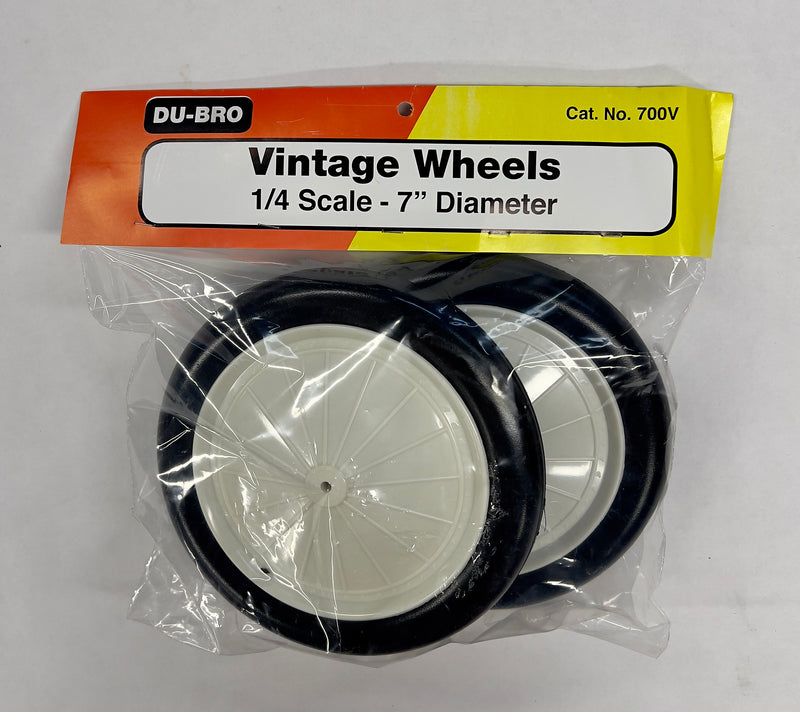Load image into Gallery viewer, 1/4 Sopwith Pup Kit Package,   (1)  set 1/4 Du-Bro Vintage Wheels,  (1)  1/4 Vickers Gun Kit, (1) set Decals, (1)  1/4 Aluminum Cowl,  (1)  1/4 fiberglass Rotary Engine
