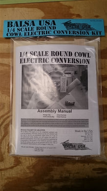 1/4 Scale Round Cowl Electric Conversion Kit