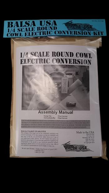 1/4 Scale Round Cowl Electric Conversion Kit