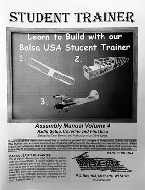 Student Trainer Plans and Manuals
