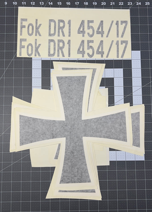 1/3 Scale Fokker DR-1 Maltese Crosses