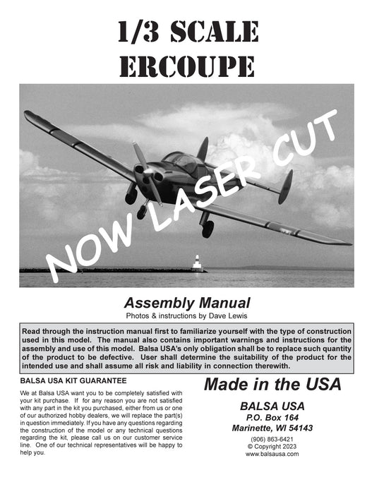 1/3 Scale Ercoupe (415-D) Digital Manual