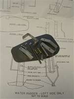 1/3 Scale Water Rudder Kit