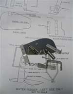 1/4 Scale Water Rudder Kit
